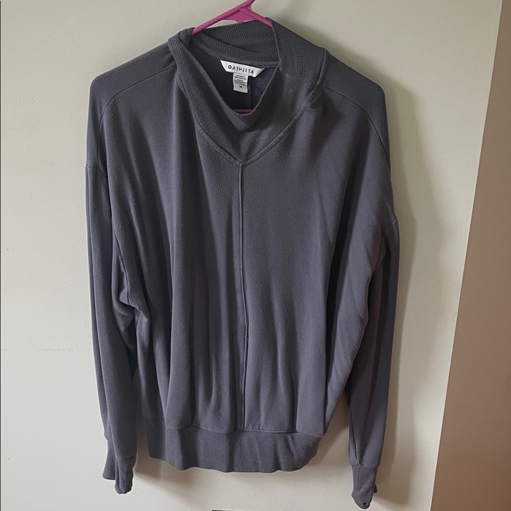 Athleta Women’s Charcoal Crewneck Sweater